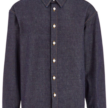 Ferragamo Shirts Blue
