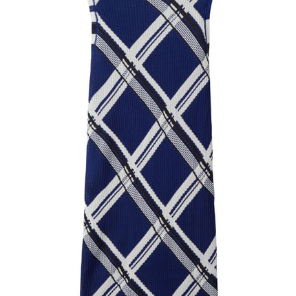 Burberry check-print silk dress