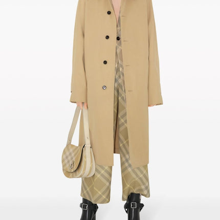 Burberry check-print tailored wool trousers
