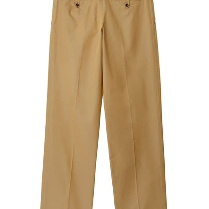 Burberry Straight-leg cotton trousers