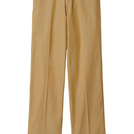 Burberry Straight-leg cotton trousers