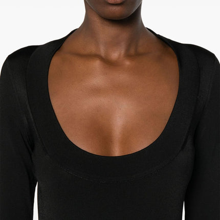 Saint Laurent Décolleté Mini Dress