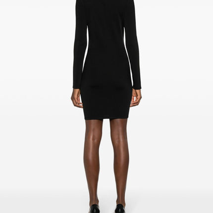 Saint Laurent Décolleté Mini Dress