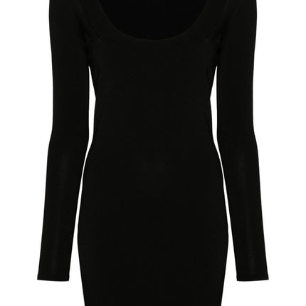 Saint Laurent Décolleté Mini Dress