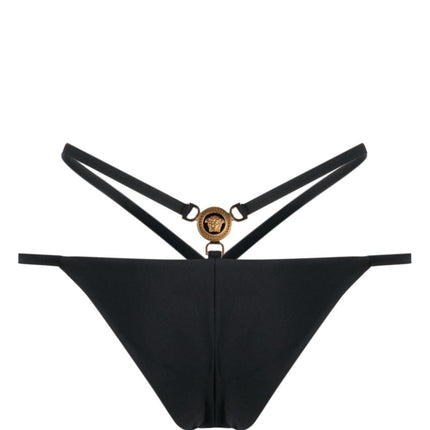 Versace Medusa-plaque strappy bikini bottoms