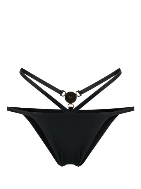Versace Medusa-plaque strappy bikini bottoms