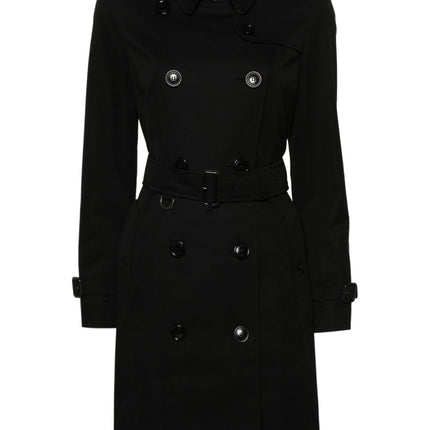 Burberry gabardine-weave trench coat