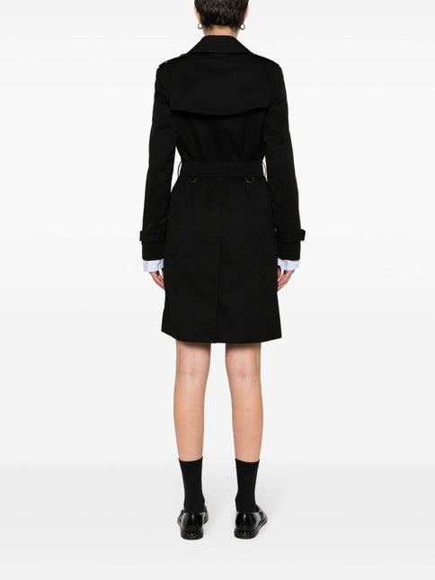 Burberry gabardine-weave trench coat