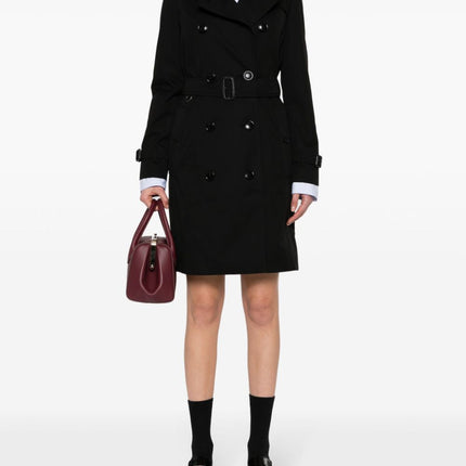 Burberry gabardine-weave trench coat