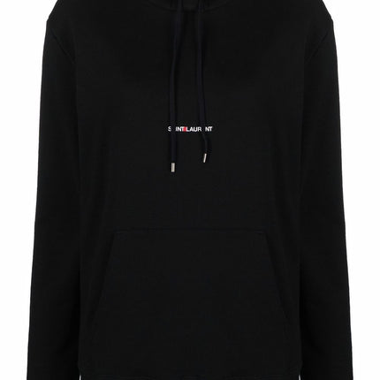 Saint Laurent Logo Print Hoodie