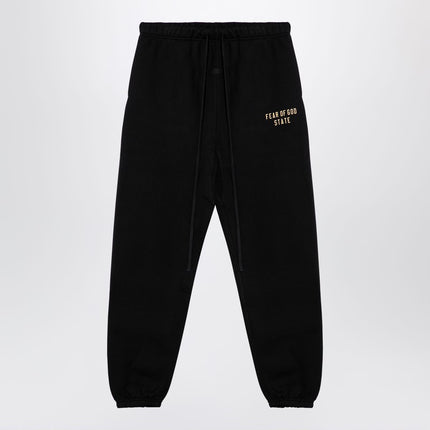 Fear of God Essentials Black jogging trousers with logo