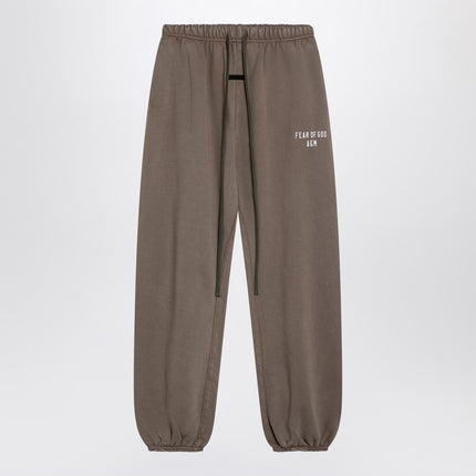 Fear of God Essentials Military green jogging trousers with logo