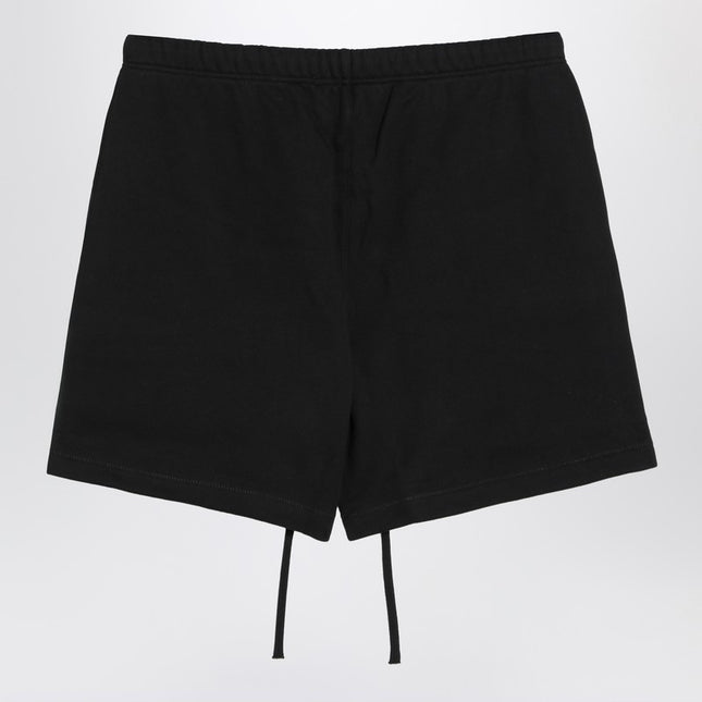 Fear of God Essentials Black shorts with logo