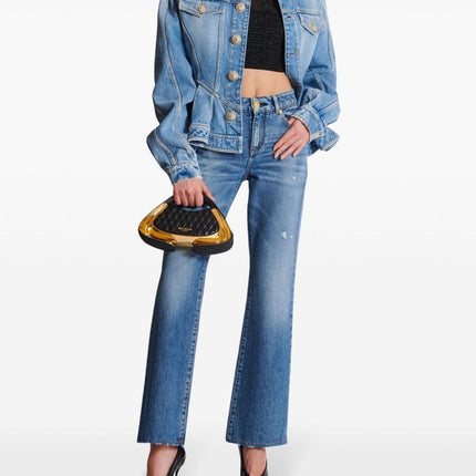 Balmain PB Labyrinth knit top