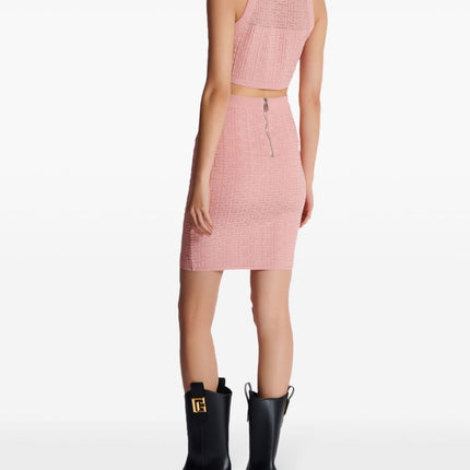 Balmain PB Labyrinth knit top