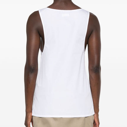 Saint Laurent semi-sheer Henley Tank Top