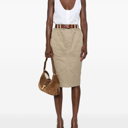 Saint Laurent semi-sheer Henley Tank Top