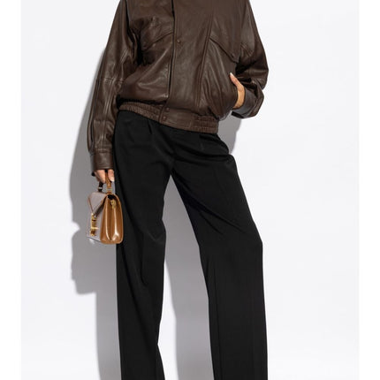 Saint Laurent grain de poudre wool trousers