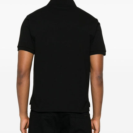 Saint Laurent Piquet cotton polo shirt