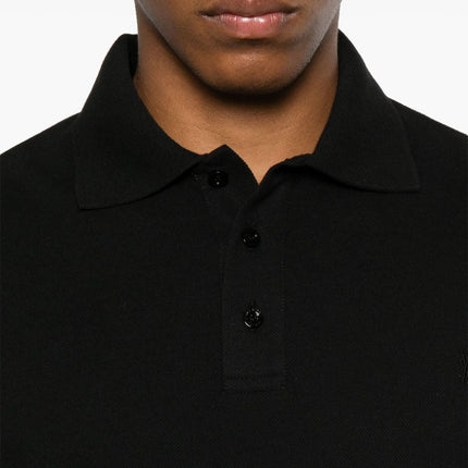 Saint Laurent Piquet cotton polo shirt