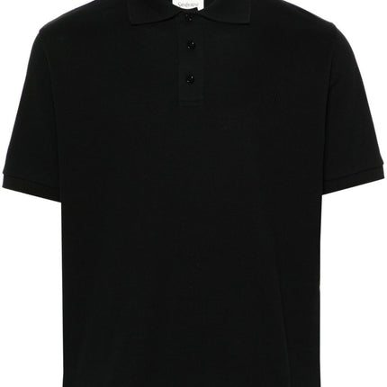 Saint Laurent Piquet cotton polo shirt