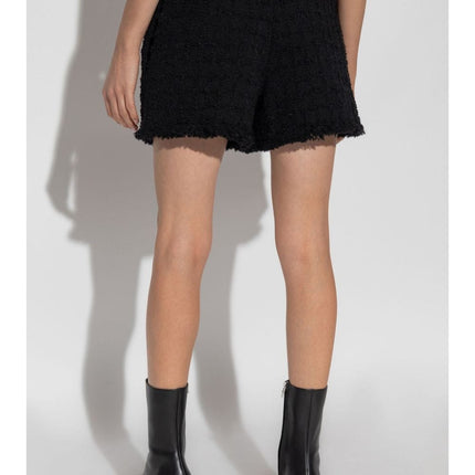 Versace Heritage tweed mini shorts