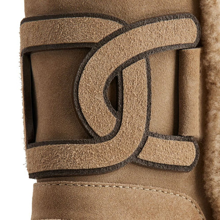 Tod's Kate suede and shearling ankle boots