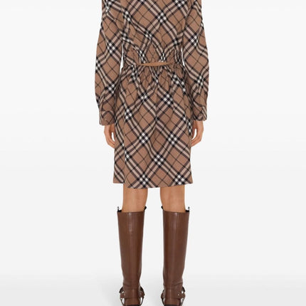 Burberry Checked shirt dress