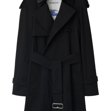 Burberry detachable-collar trench coat