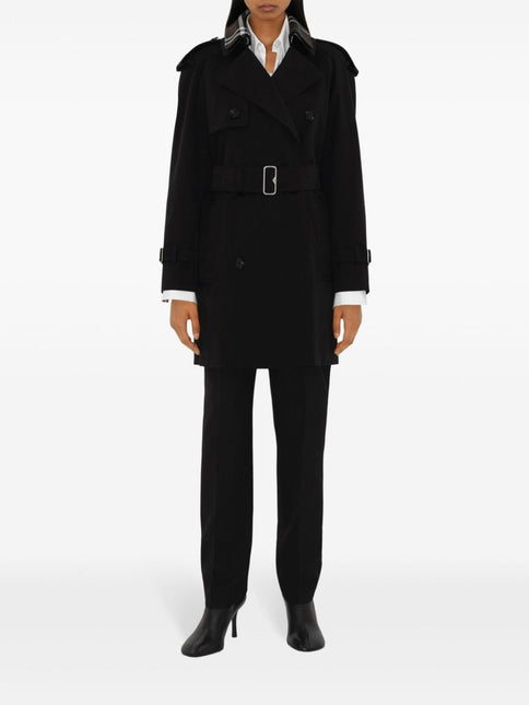 Burberry detachable-collar trench coat
