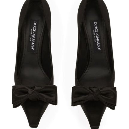 Dolce & Gabbana Satin pumps with bow detail