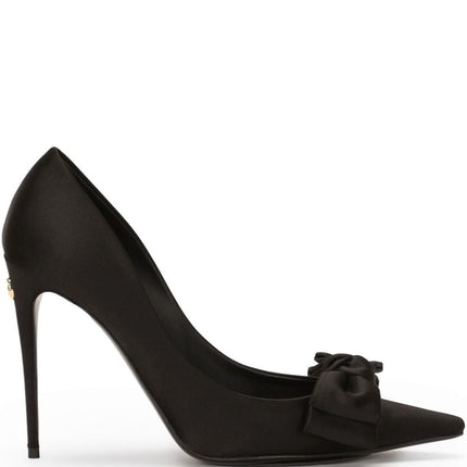 Dolce & Gabbana Satin pumps with bow detail