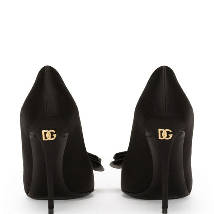 Dolce & Gabbana Satin pumps with bow detail