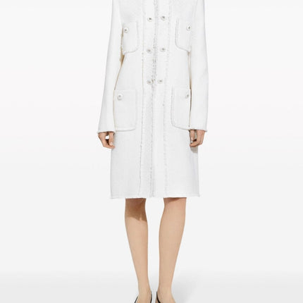 Dolce & Gabbana Single-breasted raschel tweed coat
