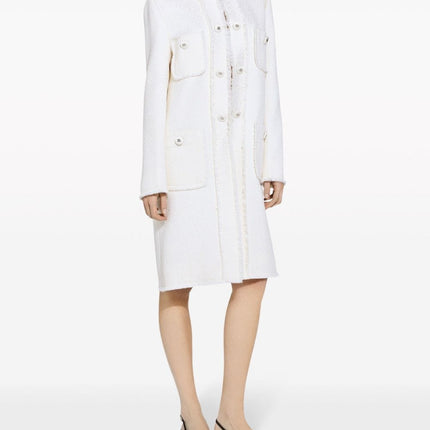 Dolce & Gabbana Single-breasted raschel tweed coat