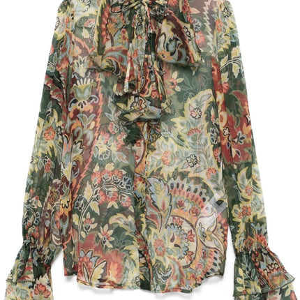 Etro Shirts Green