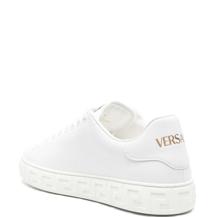 Versace greca faux leather sneakers