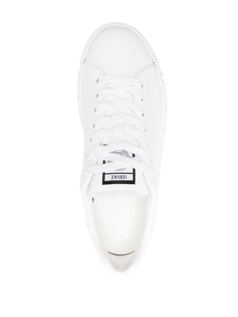 Versace greca faux leather sneakers