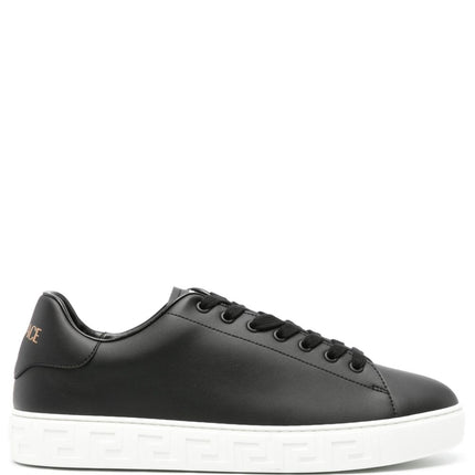 Versace greca faux leather sneakers