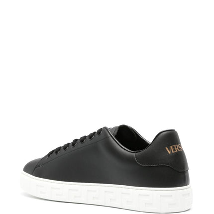 Versace greca faux leather sneakers
