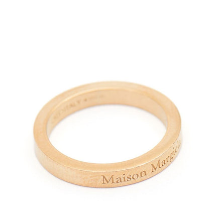 Maison Margiela logo-engraved band ring