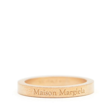 Maison Margiela logo-engraved band ring
