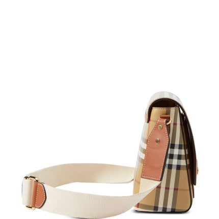Burberry Checked Note Shoulder Bag