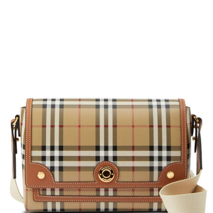 Burberry Checked Note Shoulder Bag