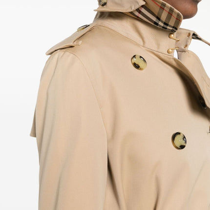 Burberry Short Kensington Heritage cotton trench coat