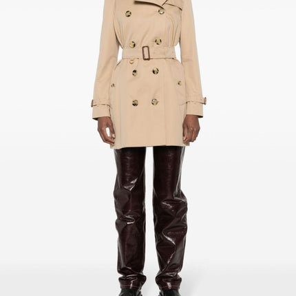 Burberry Short Kensington Heritage cotton trench coat