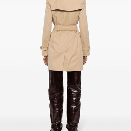 Burberry Short Kensington Heritage cotton trench coat