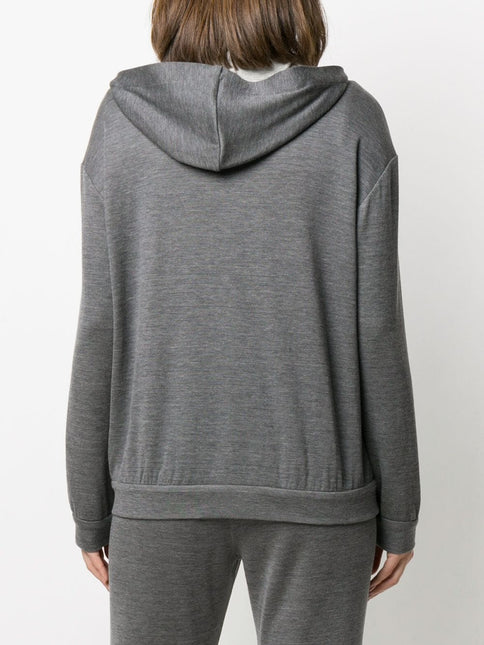 Brunello Cucinelli zipped long-sleeve hoodie
