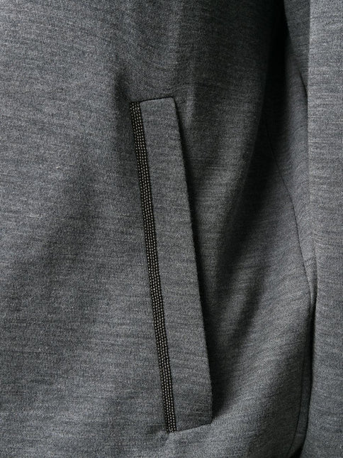 Brunello Cucinelli zipped long-sleeve hoodie