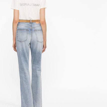 Saint Laurent Reverse Logo Print T-shirt